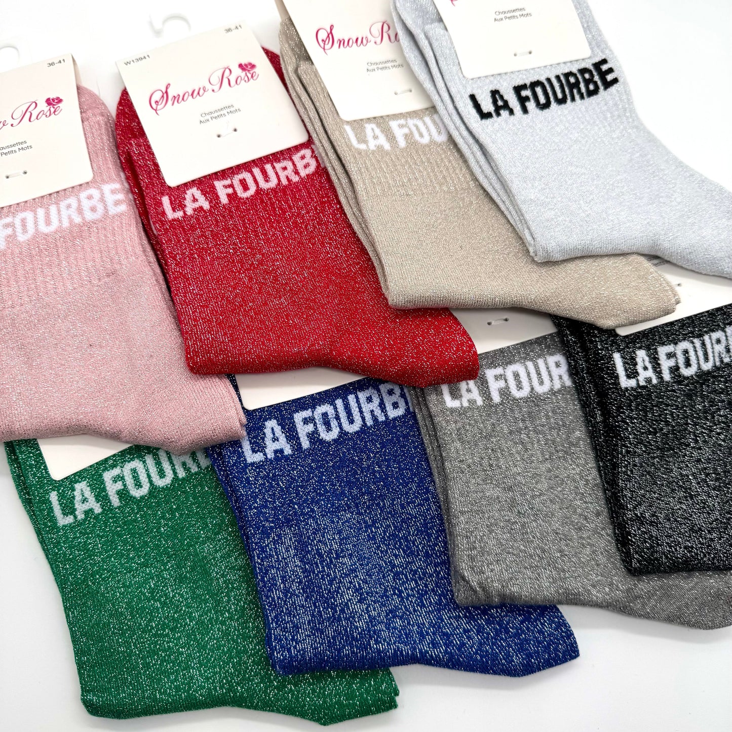 Chaussettes à Paillettes "La Fourbe "