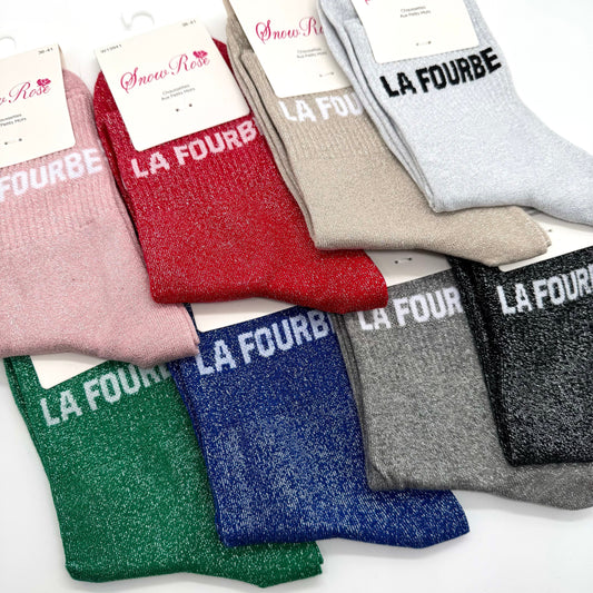 Chaussettes à Paillettes "La Fourbe "