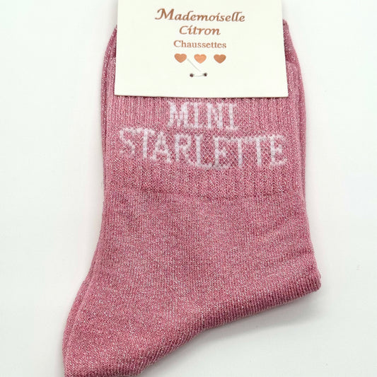 💖 Chaussettes ENFANT à Paillettes "Mini Starlette"