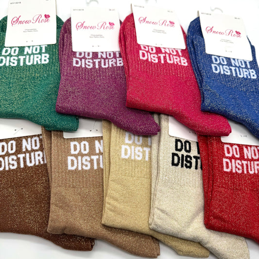 Chaussettes à Paillettes "Do Not Disturb "