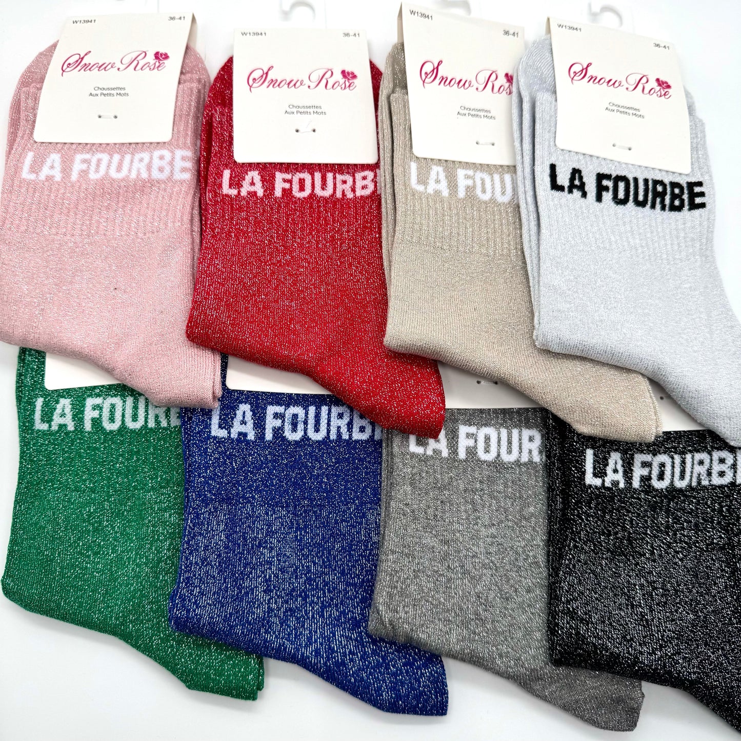 Chaussettes à Paillettes "La Fourbe "